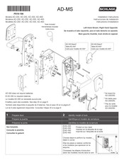 Schlage AD-200 Instrucciones De Instalación