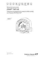 Endress+Hauser iTEMP TMT162 Manual De Instrucciones