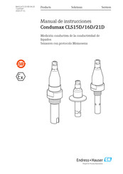 Endress+Hauser Condumax CLS21D Manual De Instrucciones