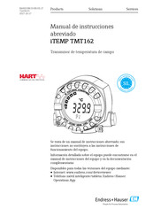 Endress+Hauser iTEMP TMT162 Manual De Instrucciones Abreviado