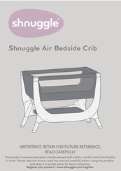 Shnuggle Air Bedside Crib Manual Del Usuario