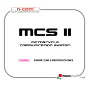 N-Com MCS II Seguridad E Instrucciones