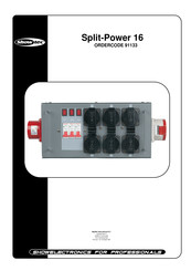 SHOWTEC Split-Power 16 Manual Del Usuario Y Póliza De Garantía