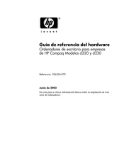 HP Compaq D230 Guía De Referencia Del Hardware