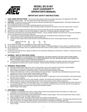 Atec EASY CHARGER BC-91407 Manual Del Operador