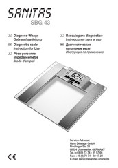 Sanitas SBG 43 Instrucciones Para El Uso