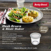 Betty Bossi Hash Brown & Rösti Maker Instrucciones Y Recetas