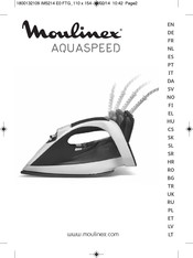 Moulinex AQUASPEED IM5214E0 Manual Del Usuario