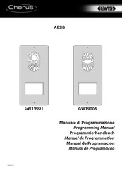 Gewiss Chorus GW19001 Manual De Programación