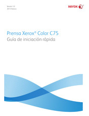 Xerox Color C75 Guía De Iniciación Rápida