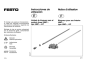 Festo HMP KP Serie Manual Del Usuario