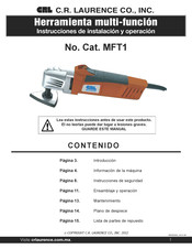 C.R. Laurence MFT1 Instrucciones De Instalación Y  Operación