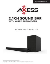 Axess SBBT1210 Manual