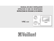 Vaillant VRC 420 Manual De Uso E Instalación