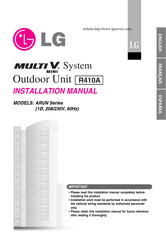 LG MULTI V mini R410A Manual Del Usuario