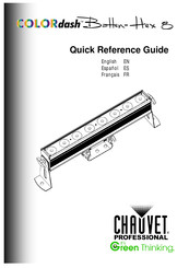 Chauvet Professional COLORdash Batten-Hex 8 Guía De Referencia Rápida
