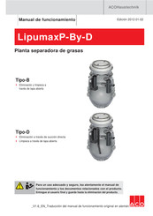 ACO Haustechnik LipumaxP-By-D Manual De Funcionamiento