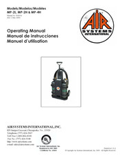 AIR SYSTEMS INTERNATIONAL MP-2H Manual De Instrucciones