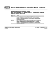 MSA Sirius Manual