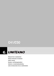 Unitekno C50 Libro De Instrucciones De Uso Y Mantenimiento