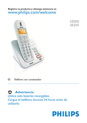 Philips SE250 Manual Del Usuario