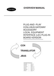 Carrier CCN/J-BUS Manual Del Usuario