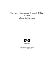 HP ProLiant BL25p Guía De Usuario