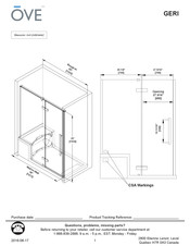 OVE GERI Instrucciones De Instalación