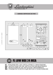 LAMBORGHINI FL LOW NOX 24 MCA Instrucciones De Uso, Instalación Y Mantenimiento