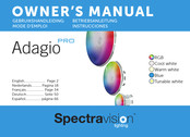 Spectravision Adagio PRO Manual Del Propietário