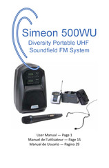 Simeon 500WU Manual De Usuario