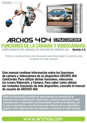 Archos 404 Manual De Usario