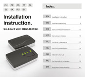 KAPSCH OBU-4041 Instrucciones De Instalación