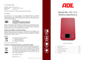 ADE KE 1210 Operación Manual