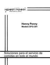 Henny Penny OFG-391 Manual Del Usuario