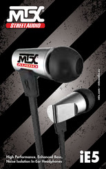 MTX STREET AUDIO iE5 Manual De Instrucciones