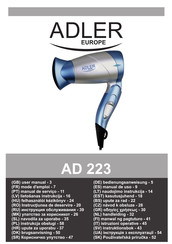 Adler europe AD 223 Manual De Uso