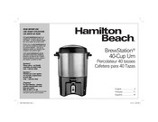Hamilton Beach BrewStation 40540 Manual De Instrucciones
