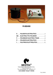 Mestra R-080490 Manual De Instrucciones