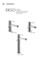 newform Ergo 65827 Manual De Instrucciones