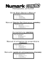 Numark CDN95 Manual Rápido Del Comienzo