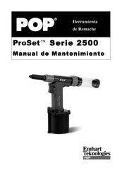 Pop ProSet 2500 Serie Manual De Mantenimiento