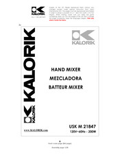 Kalorik USK M 21847 Manual De Instrucciones