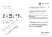 Trilux 7650 OT LED Serie Instrucciones De Montaje
