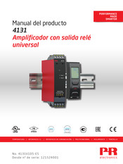 PR electronics 4131 Manual Del Producto