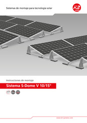 K2 Systems S-Dome V 10/15 Instrucciones De Montaje