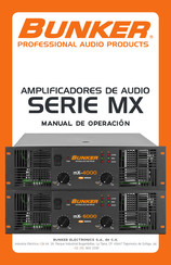 Bunker MX Serie Manual De Operación