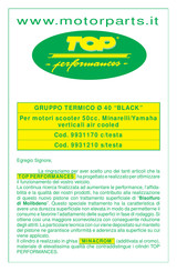 TOP Perfomance 9931170 Manual Del Usuario