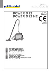 Ghibli & Wirbel POWER D 12 Uso Y Mantenimiento