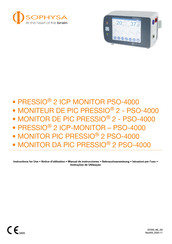 Sophysa PRESSIO 2 PSO-4000 Manual De Instrucciones